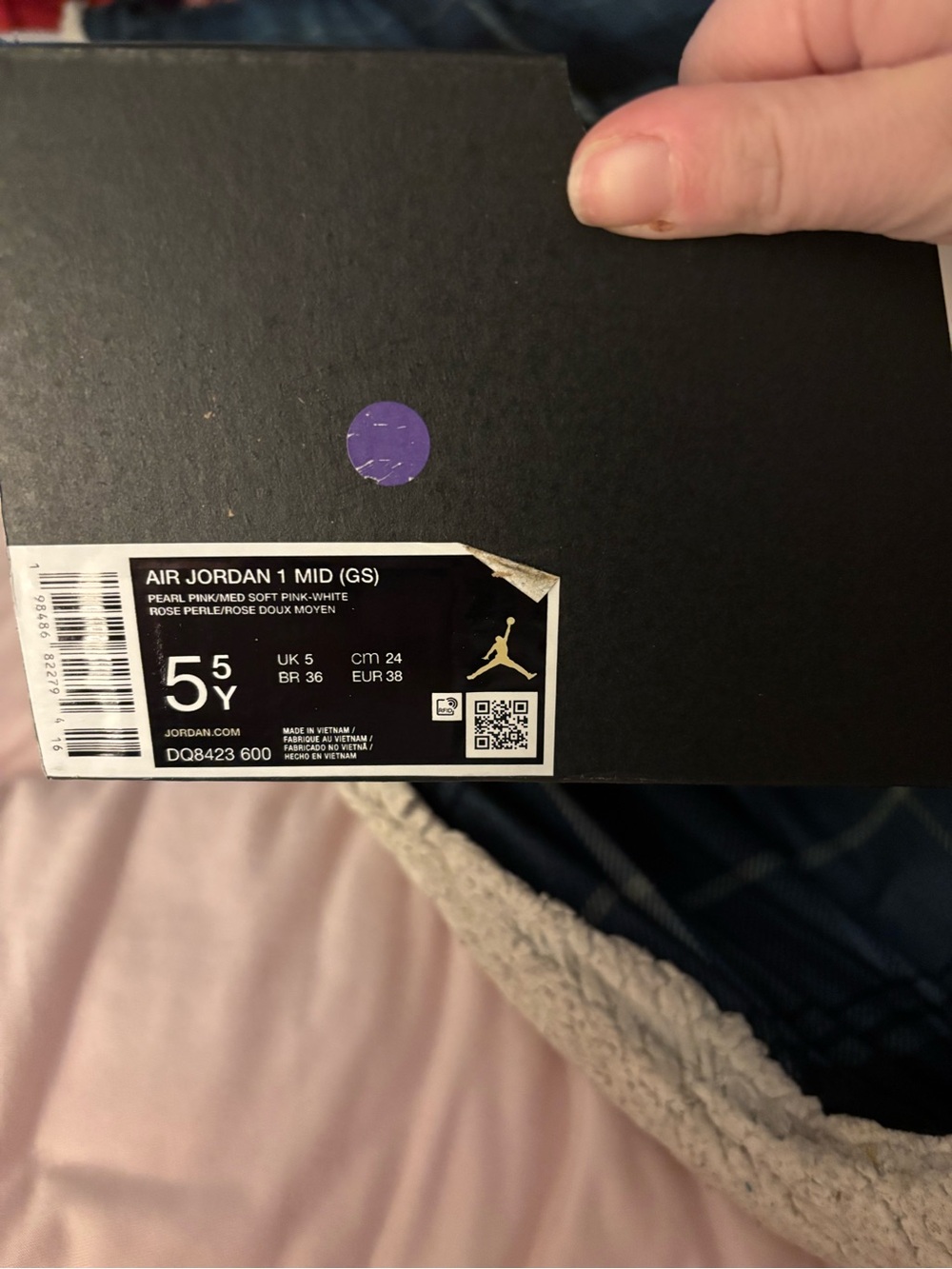 Nike Pink & White Low-Top Sneakers - Picture 4 of 11